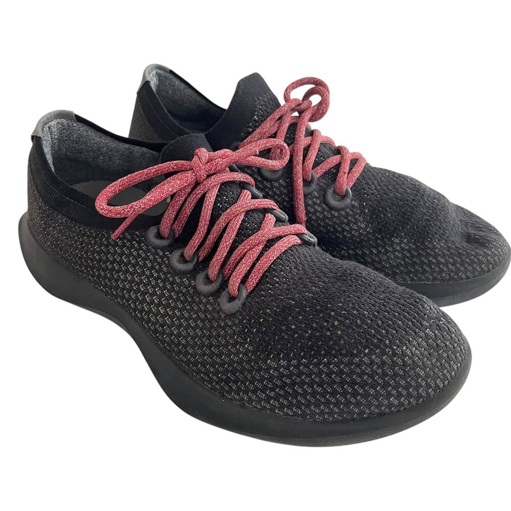AllBirds Tree Dasher Black Knit Slip On Active Shoes Men’s Size 13